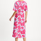 POM Amsterdam Dresses ROBE - Urban Flora Blue