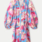 POM Amsterdam Dresses ROBE - Urban Flora Stripe Linen