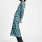 POM Amsterdam Dresses ROBE - Wild Flowers Blue