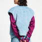 POM Amsterdam Gilets GILET - Fur Misty Blue