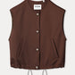 POM Amsterdam Gilets GILET - Gaya Chocolate Brown