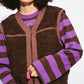 POM Amsterdam Gilets GILET - Gigi Chocolate Brown