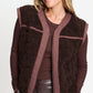 POM Amsterdam Gilets GILET - Gigi Chocolate Brown