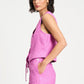 POM Amsterdam Gilets GILET - Rose Doux Striped