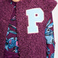 POM Amsterdam Gilets GILET - Teddy Baseball Plum