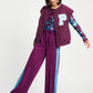 POM Amsterdam Gilets GILET - Teddy Baseball Plum