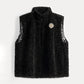 POM Amsterdam Gilets GILET - Teddy Love Black