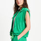 POM Amsterdam Gilets GILET - Terry Palm Green