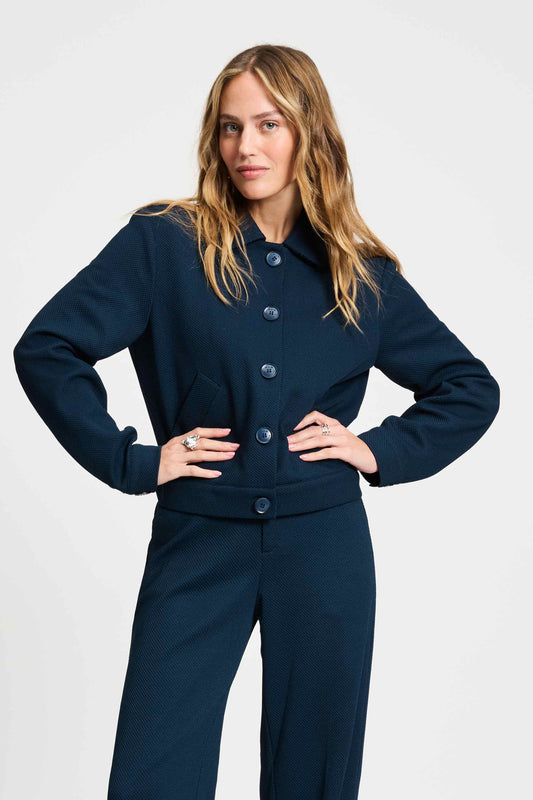 POM Amsterdam Jackets Blue / 34 JACKET - Iris Eternal Blue