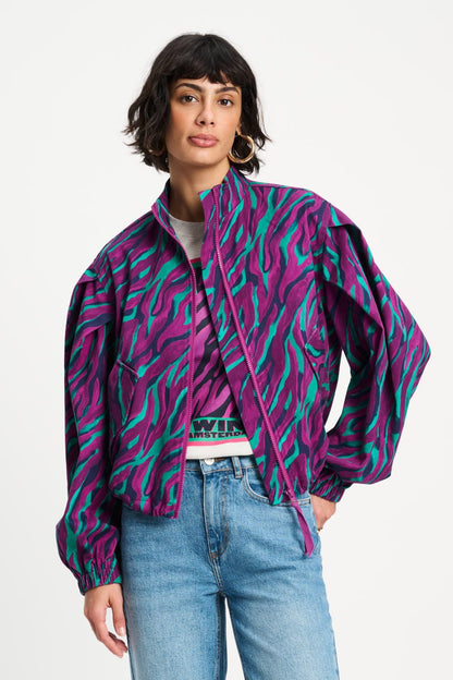POM Amsterdam Jackets Multi colour / 34 VEST - Animal Purple