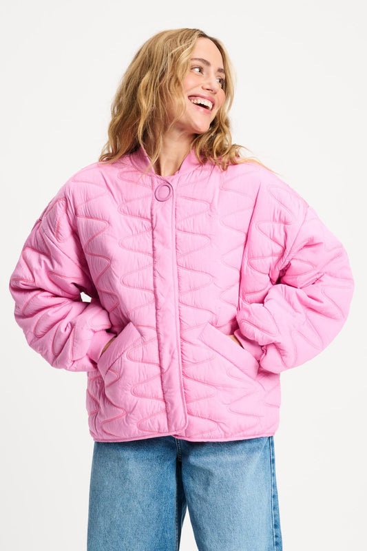 POM Amsterdam Jackets Pink / 34 JACKET - Quilted Cheering Pink