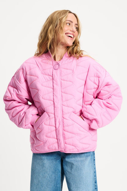 POM Amsterdam Jackets Pink / 34 VEST - Quilted Cheering Pink