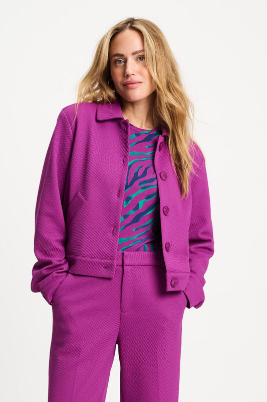 POM Amsterdam Jackets Purple / 34 JACKET - Iris Wild Purple