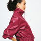 POM Amsterdam Jackets ROBE - Jenna Burgundy Red