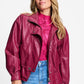 POM Amsterdam Jackets ROBE - Jenna Burgundy Red