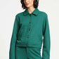 POM Amsterdam Jackets VEST - Iris Pine Green