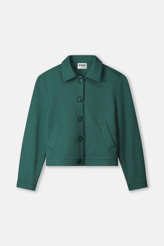 POM Amsterdam Jackets VEST - Iris Pine Green