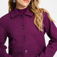 POM Amsterdam Jackets VEST - Iris Plum