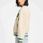 POM Amsterdam Jackets VEST - Teddy Baseball Ecru
