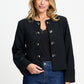 POM Amsterdam Jackets VESTE - Donna Tweed Black