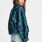 POM Amsterdam Jackets VESTE - Floral Jacquard Fresh Blue