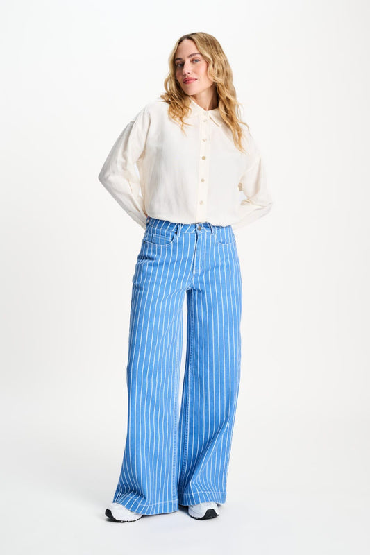 POM Amsterdam Jeans Blue / 34 JEANS - Denim Stripes Blue