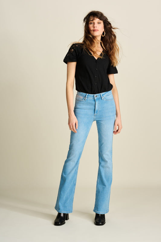 POM Amsterdam Jeans Blue / 34 JEANS - Esmee Flare Light Blue