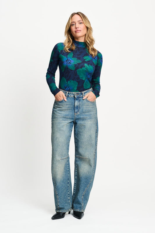 POM Amsterdam Jeans Blue / 34 JEANS - Jacky Studs Dark Blue