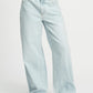 POM Amsterdam Jeans JEANS - Baggy Wide Leg Ultra Light Blue