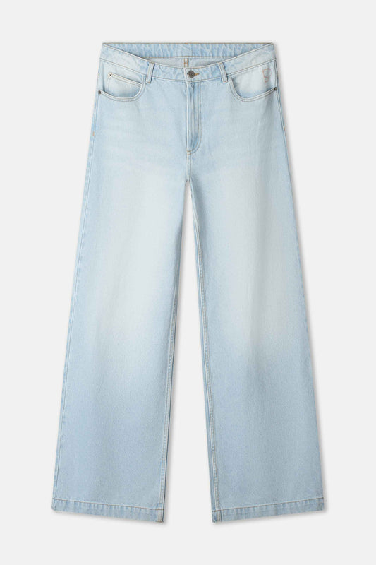 POM Amsterdam Jeans JEANS - Baggy Wideleg Light Blue