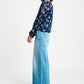 POM Amsterdam Jeans JEANS - Baggy Wideleg Mid Blue