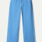 POM Amsterdam Jeans JEANS - Denim Stripes Blue