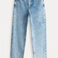 POM Amsterdam Jeans JEANS - Eline Straight Mid Bleu