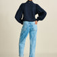 POM Amsterdam Jeans JEANS - Eline Straight Mid Bleu