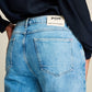 POM Amsterdam Jeans JEANS - Eline Straight Mid Bleu