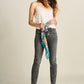 POM Amsterdam Jeans JEANS - Elize Slim Grey Storm