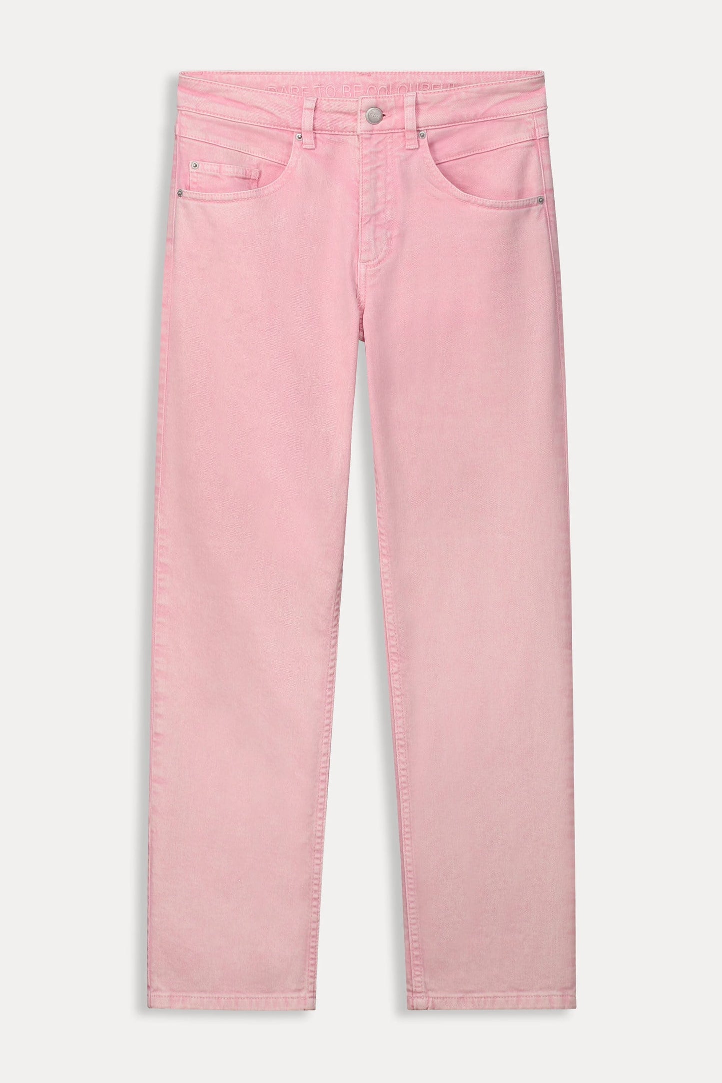 POM Amsterdam Jeans JEANS - Elli Straight Blooming Pink