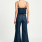 POM Amsterdam Jeans JEANS - Flare Dark Blue