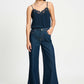 POM Amsterdam Jeans JEANS - Flare Dark Blue