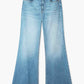 POM Amsterdam Jeans JEANS - Flare Mid Blue