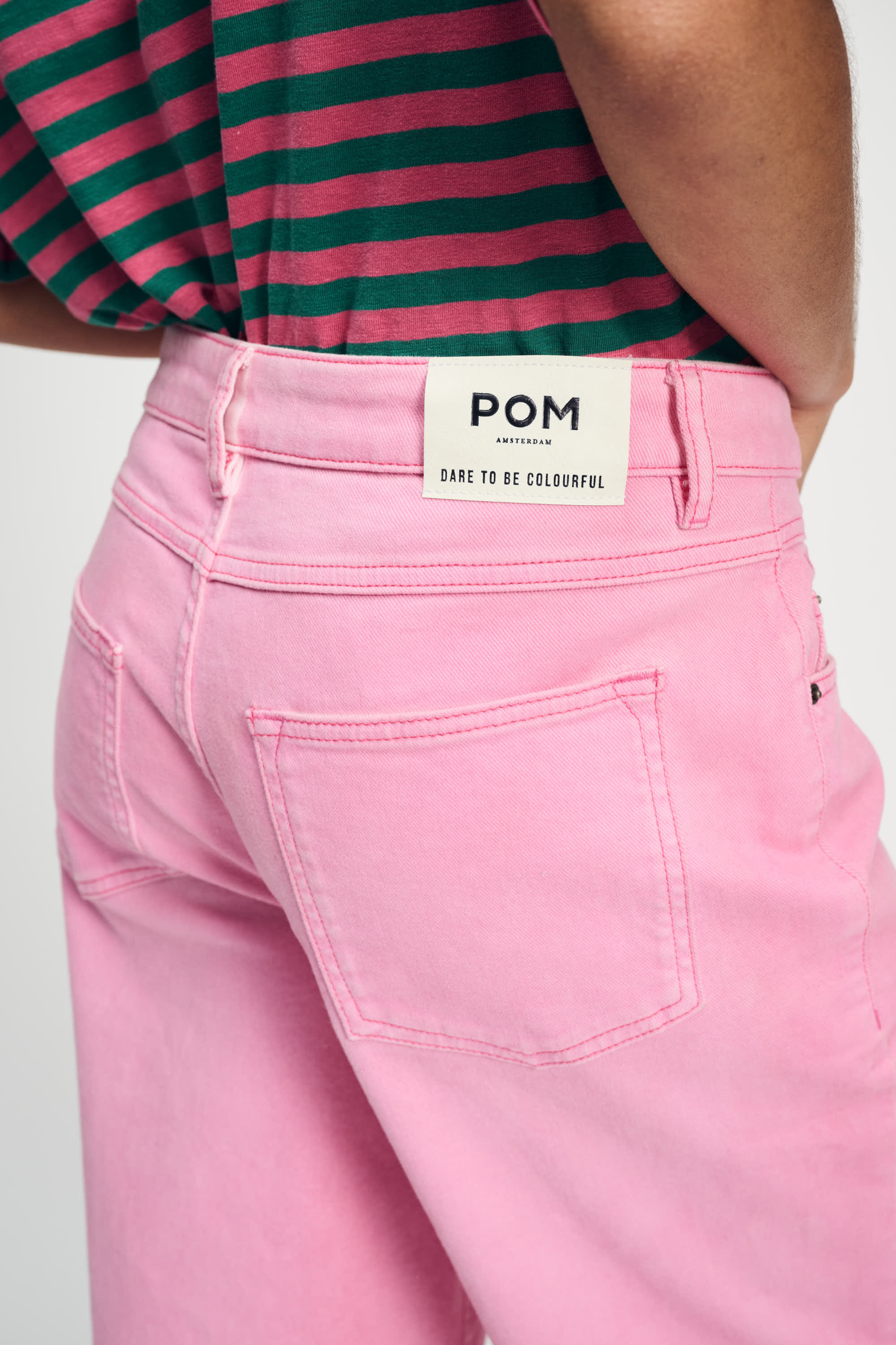 POM Amsterdam Jeans JEANS - Gradient Raspberry