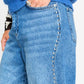POM Amsterdam Jeans JEANS - Jacky Studs Mid Blue