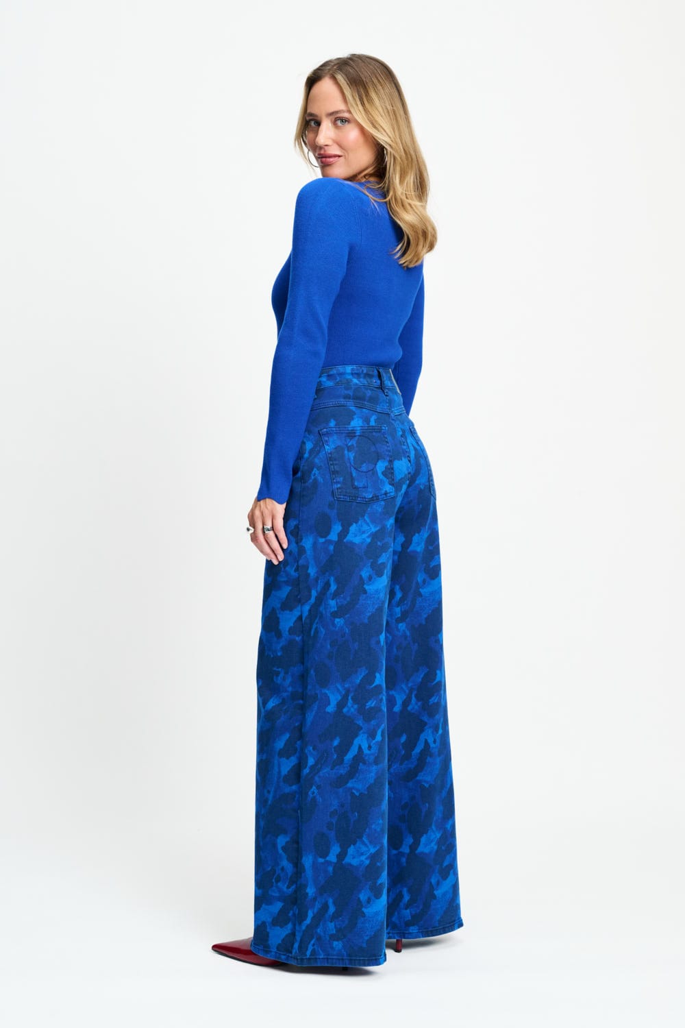 POM Amsterdam Jeans JEANS - Jodi Animal Eternal Blue