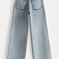 POM Amsterdam Jeans JEANS - Pantalon jambes larges Light Blue