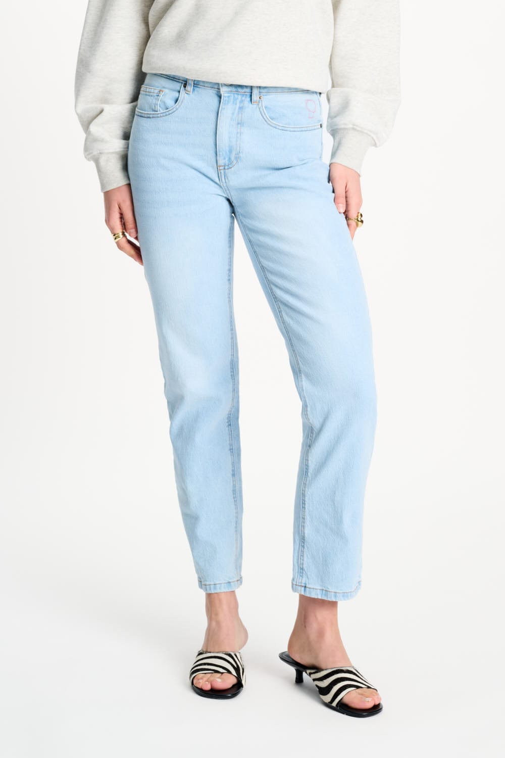 POM Amsterdam Jeans JEANS - Tapered Light Blue