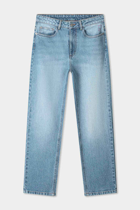 POM Amsterdam Jeans JEANS - Tapered Mid Blue