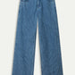 POM Amsterdam Jeans JEANS - Wide Leg Denim Rhinestones