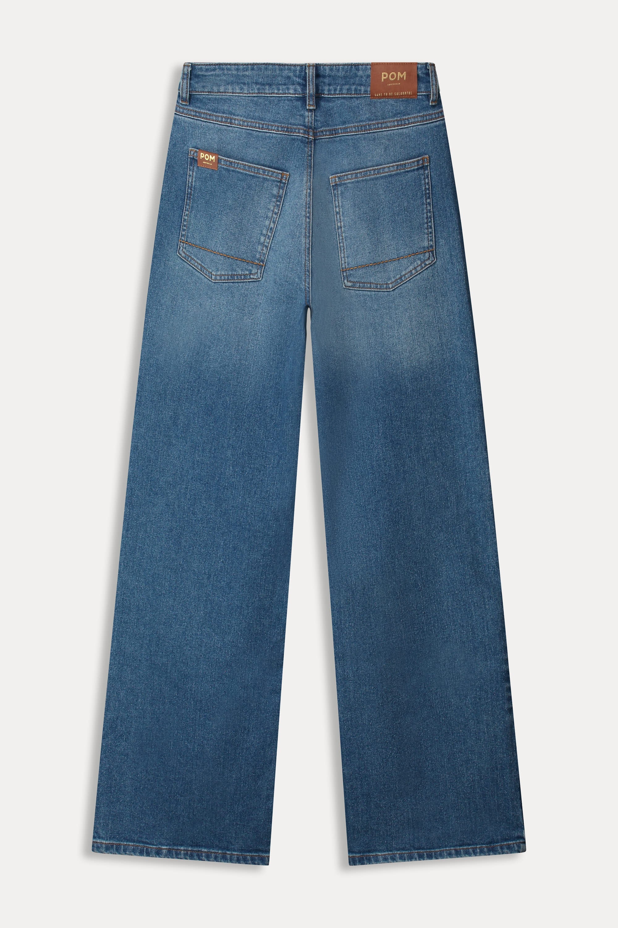 POM Amsterdam Jeans JEANS- Wide leg vintage blue