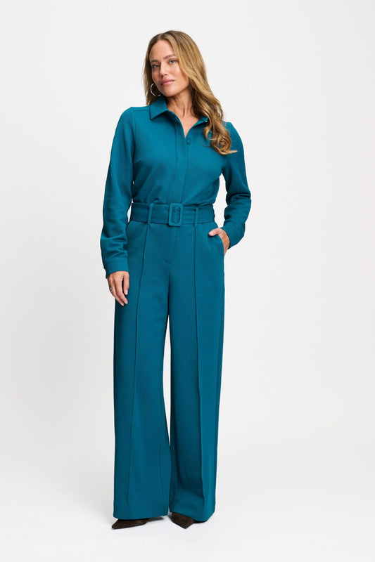 POM Amsterdam Jumpsuits COMBINAISON - Megan Teal Green