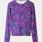 POM Amsterdam Longsleeves TOP - Animal Purple